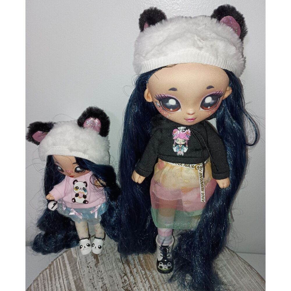Na Na Na Surprise Panda Family (2 Dolls) & 2 in 1 Panda Keychain Keyring & Doll. - Picture 2 of 5